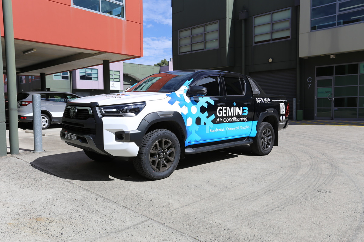 Vehicle Wrap - Ute Dual Cab S Wrap - Trixle Group Pty Ltd