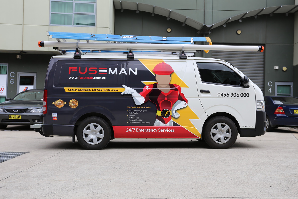 Vehicle Wrap - Van Standard 1/2 Wrap - Trixle Group Pty Ltd