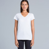 Ladies Bevel V-Neck T-Shirt