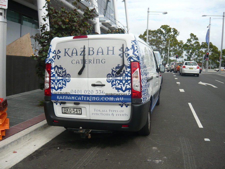 Kazbah Van Signage