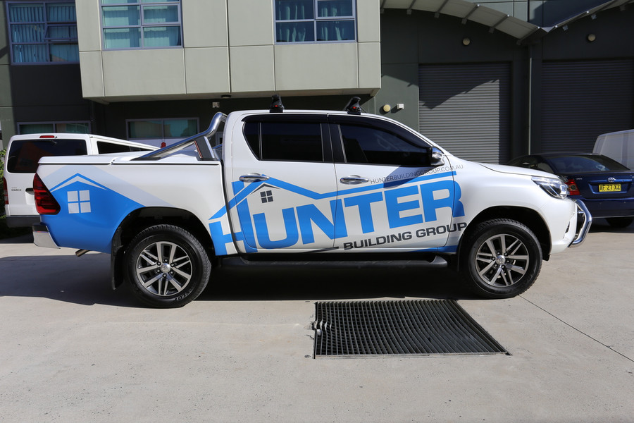 Hunter Bathrooms Ute Graphics