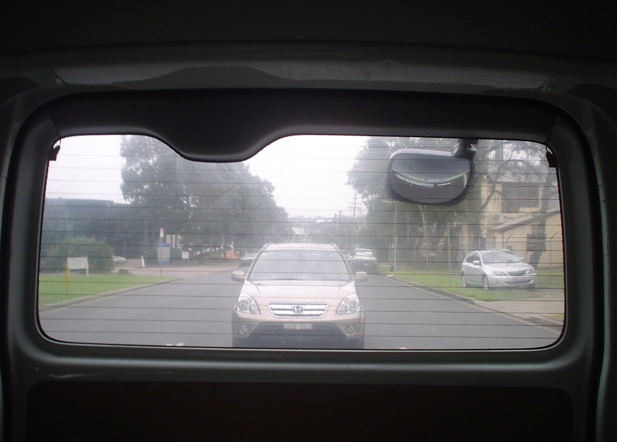 View from Inside vehicle