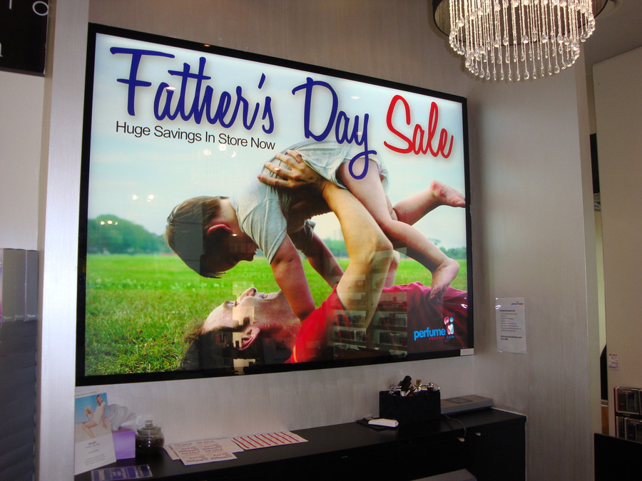 Perfume Forever Counter Light Box