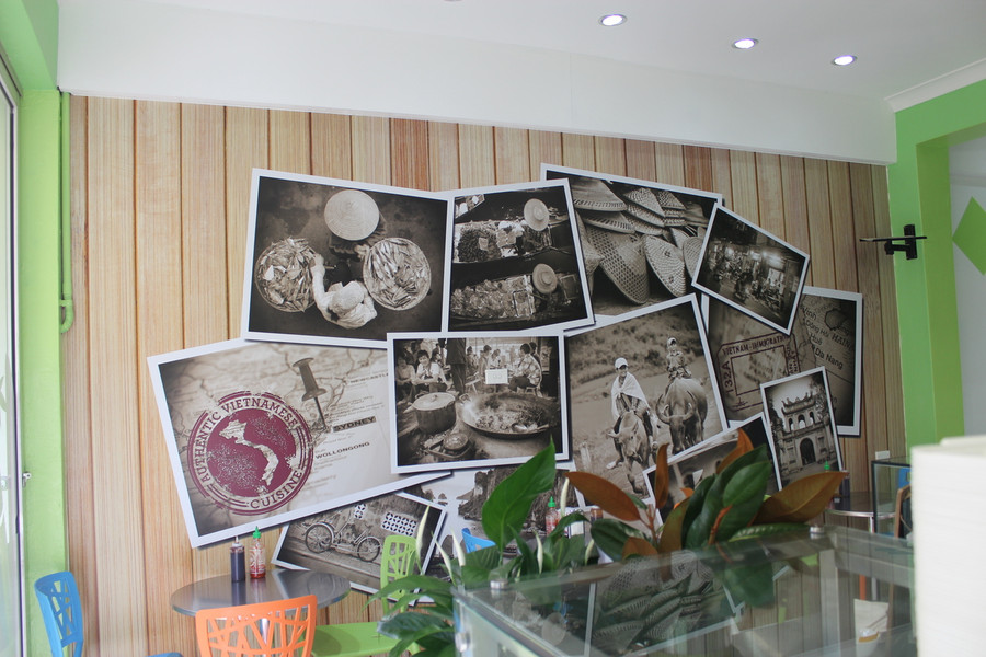 Banh Mi Co Concrete Wall