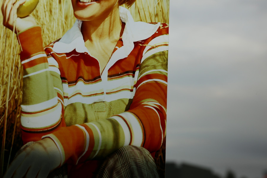 Graphic with Clear Print