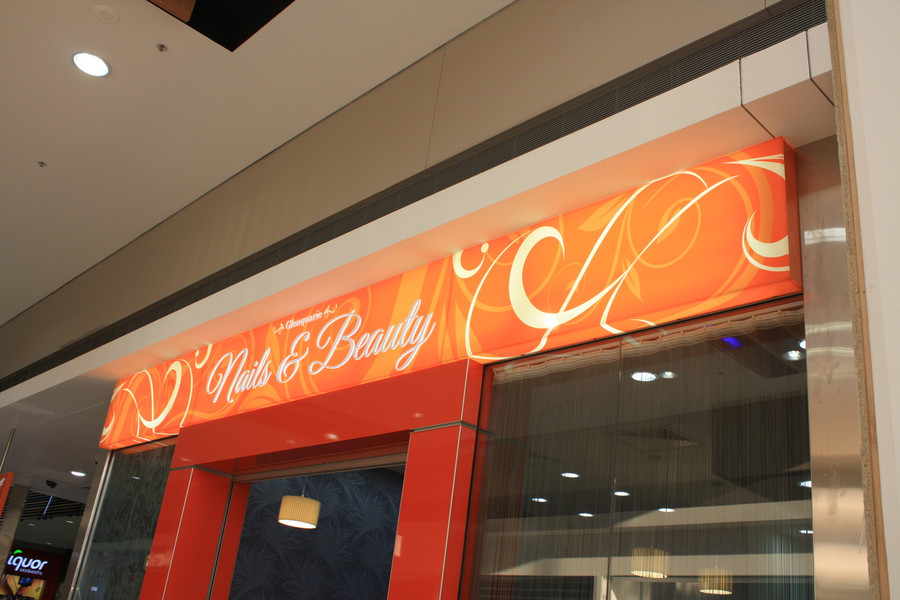 Clear Standard Vinyl placed on Opal Acrylic Light Box