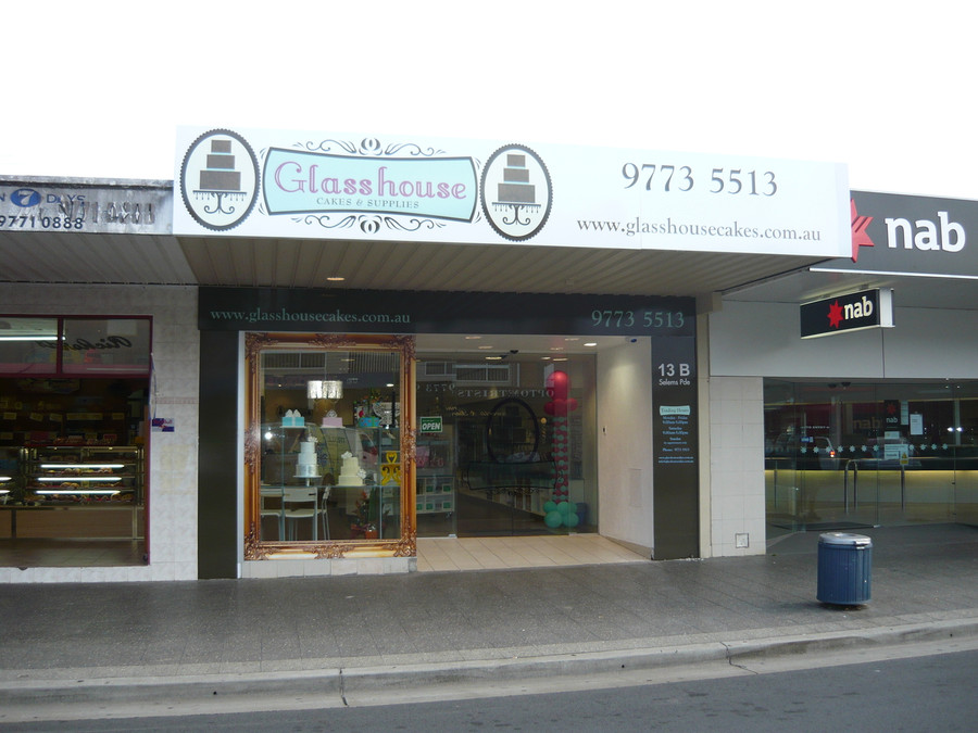 Glasshouse Cakes Clear Vinyl Adhesive Print