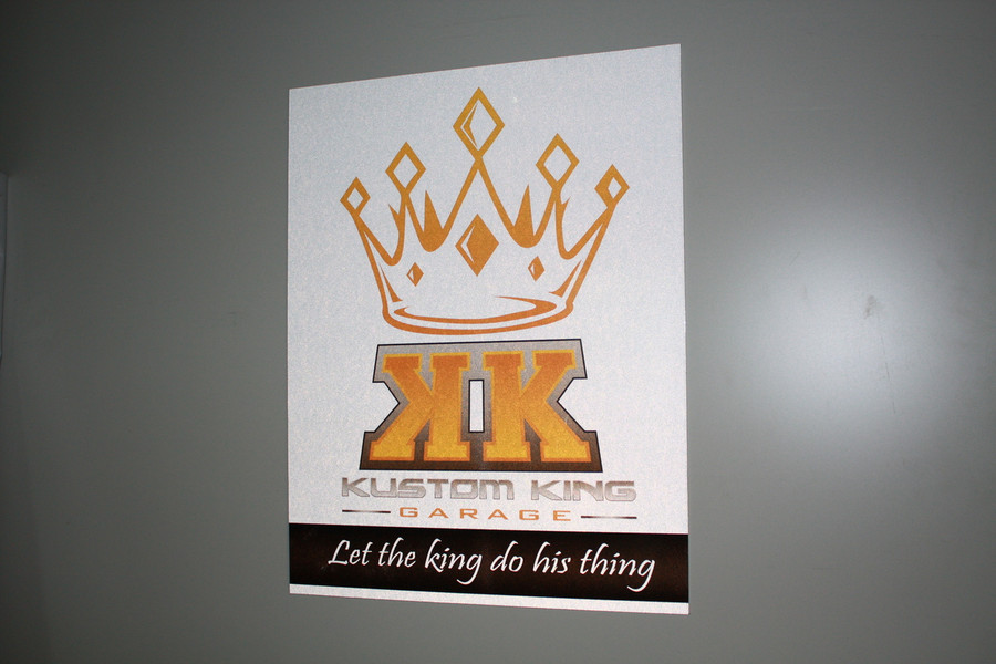 Kustom King Reflective Print