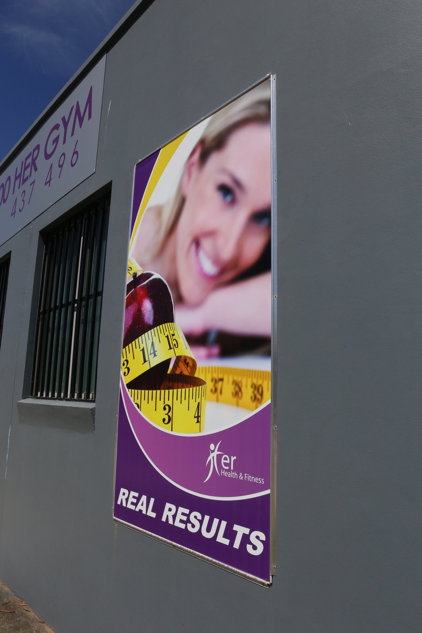 Her Health Banner with Kedar Roping & Sail Track