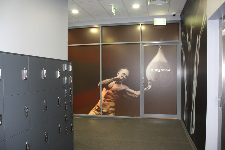 Fitness Studio Frost Print Crystal Digital Print