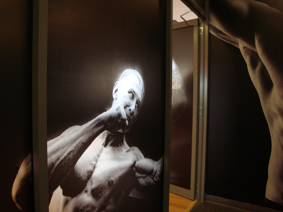 Fitness Studio Frost Print Crystal Digital Print