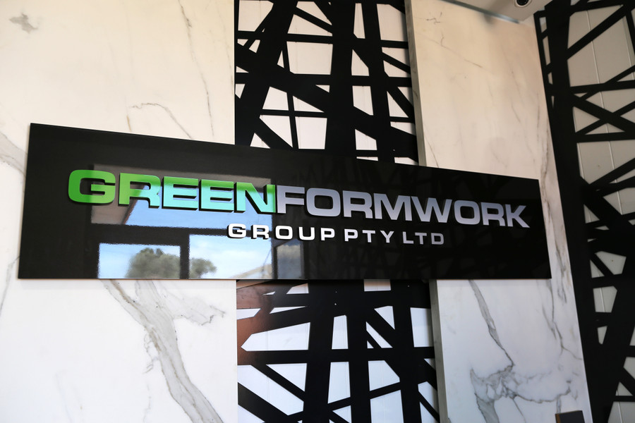 Greenform Acrylic Board with 3D Logo