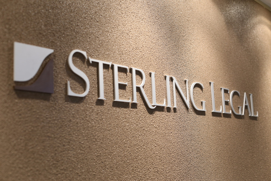 Sterling Legal Aluminium 3D Sign