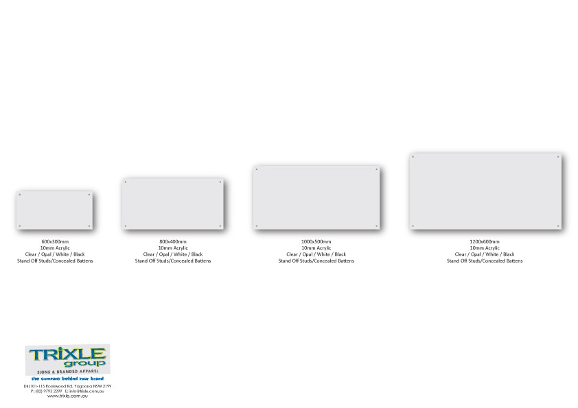 Acrylic 10mm Rectangle Guide