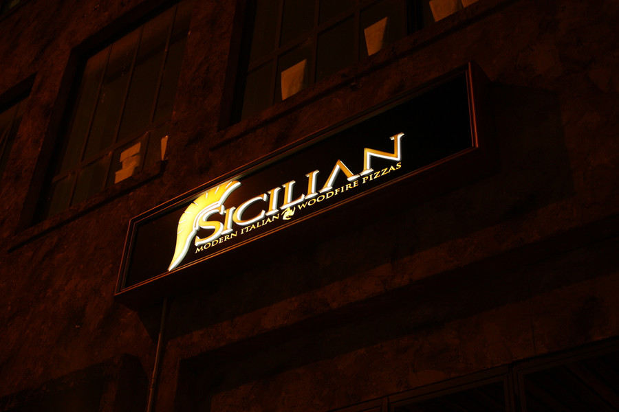 Sicilian Aluminium Composite Panel Light Box