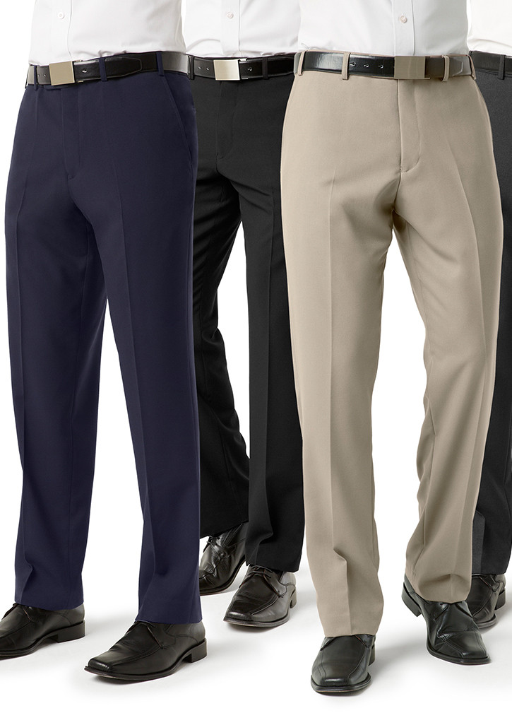 Mens Flat Front Pants