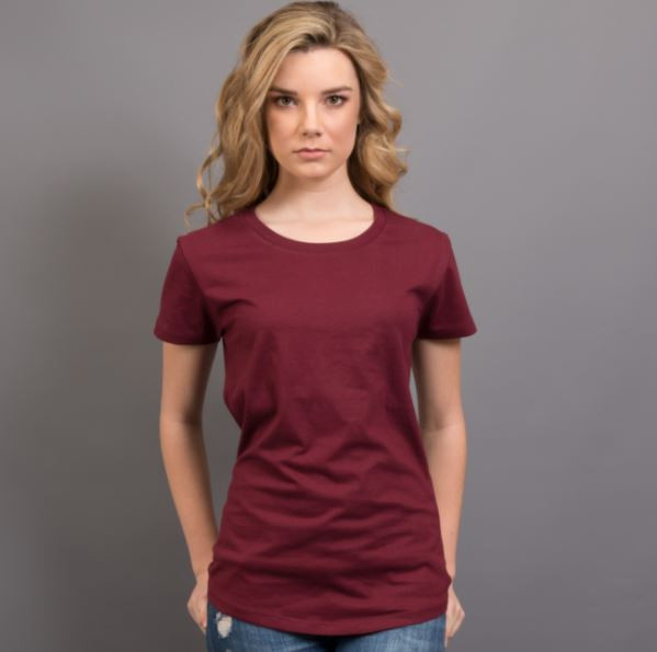 Ladies Surf T-Shirt 
(Maroon)