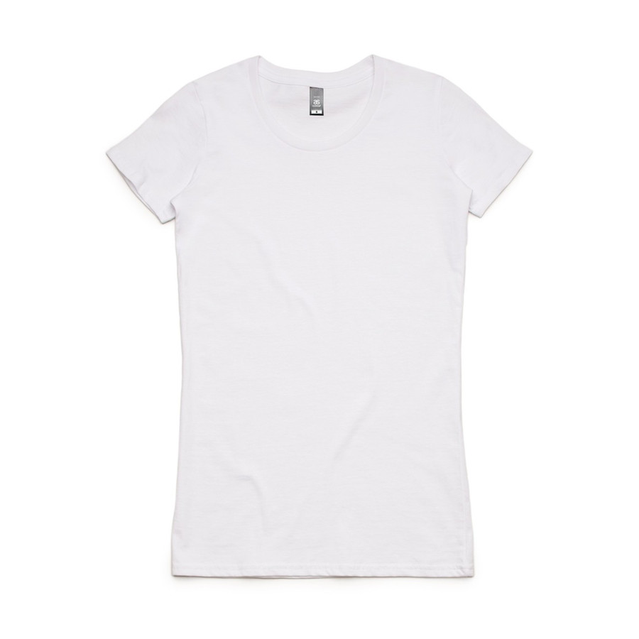 Ladies Wafer T-Shirt 
(White)