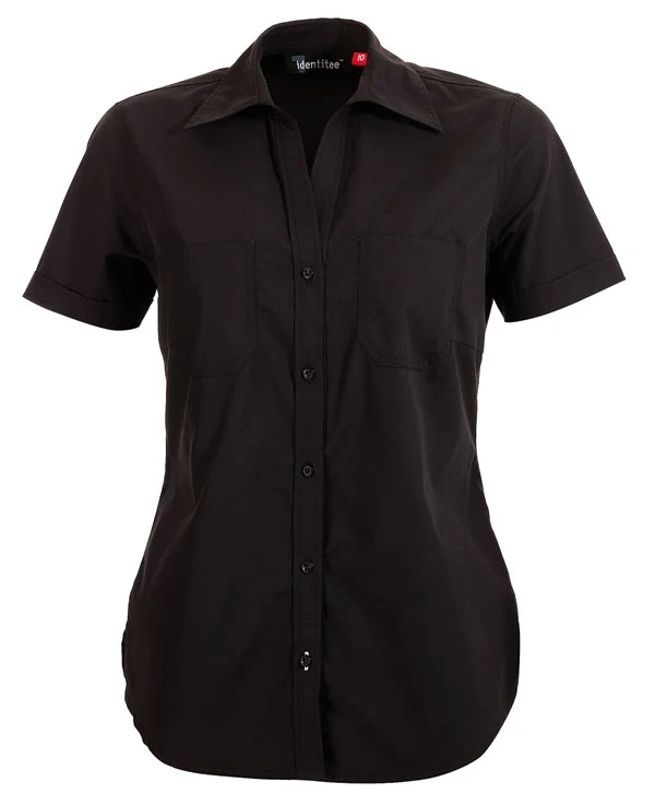 Ladies Harley Business Shirt 
(Black)