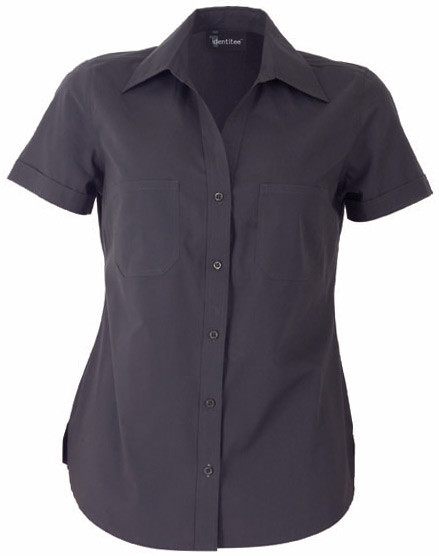 Ladies Harley Business Shirt 
(Gun Metal)