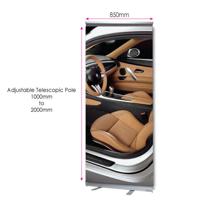 Essential Adjustable Roll Up Banner