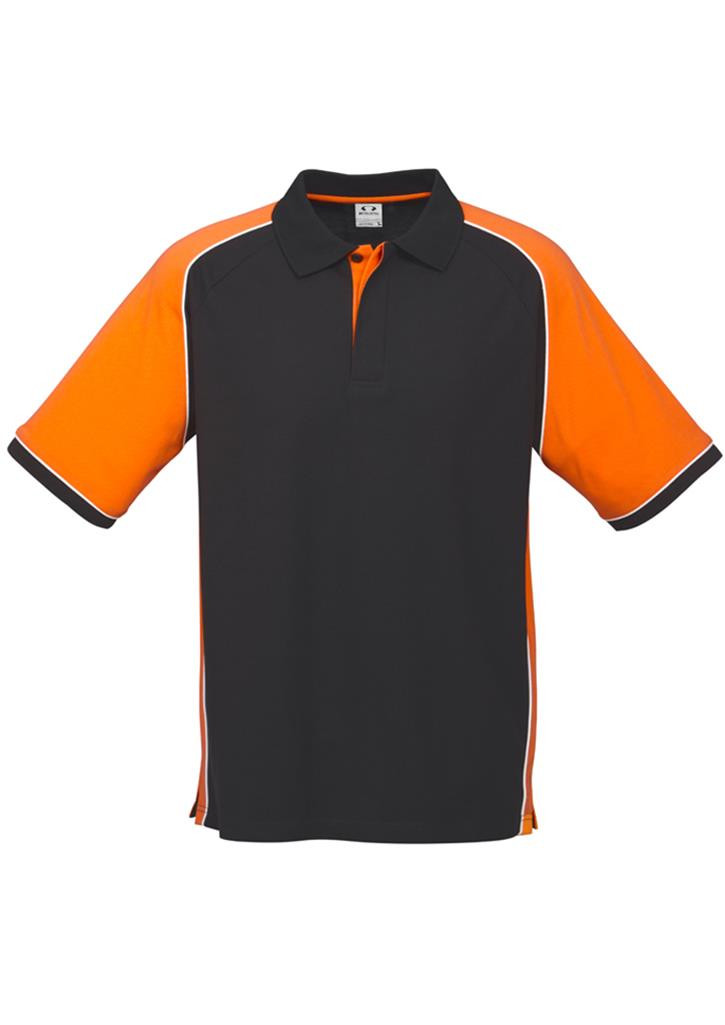 Mens Nitro Polo Shirt
(Black/Orange)