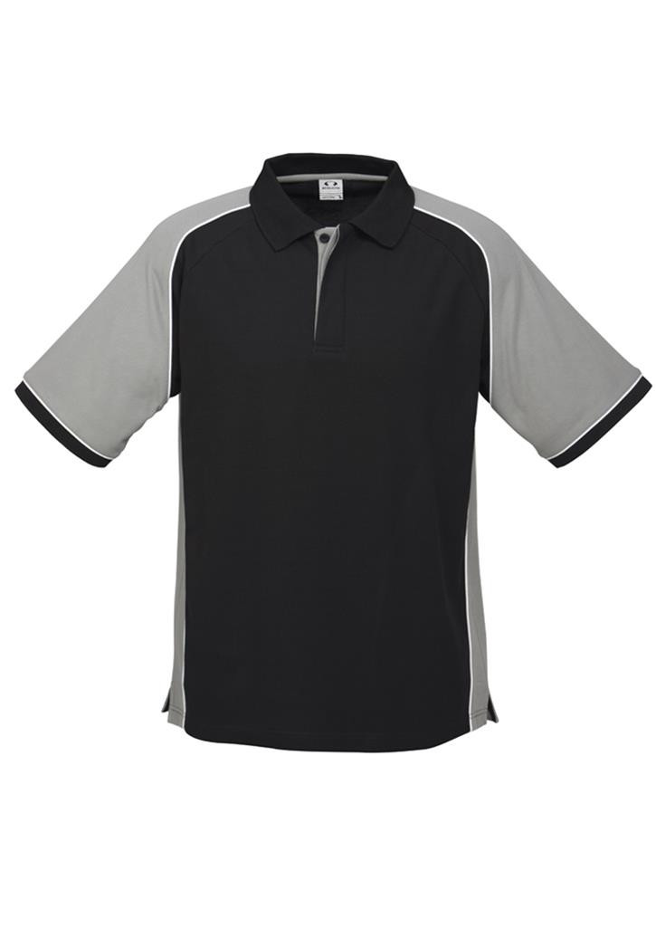 Mens Nitro Polo Shirt 
(Black/Grey)