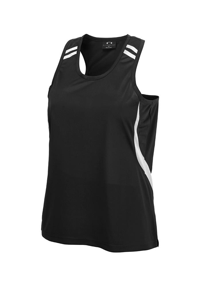 Mens Flash Singlet
(Black/White)