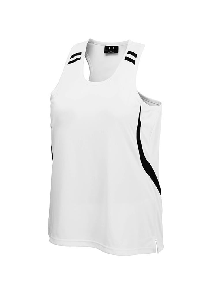 Kids Flash Singlet
(White/Black)