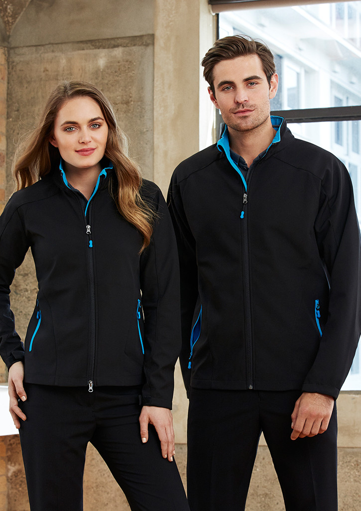 Geneva Jacket (Black/Cyan)