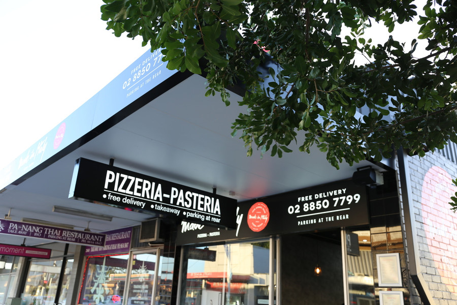 Made In Italy Shop Front Signage Castle Hill