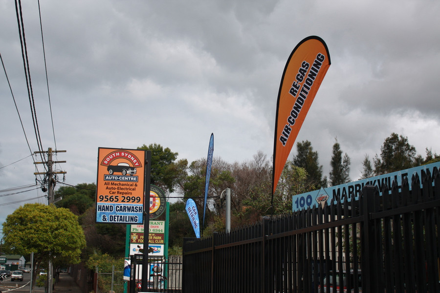 SSAC Tear Drop Flags