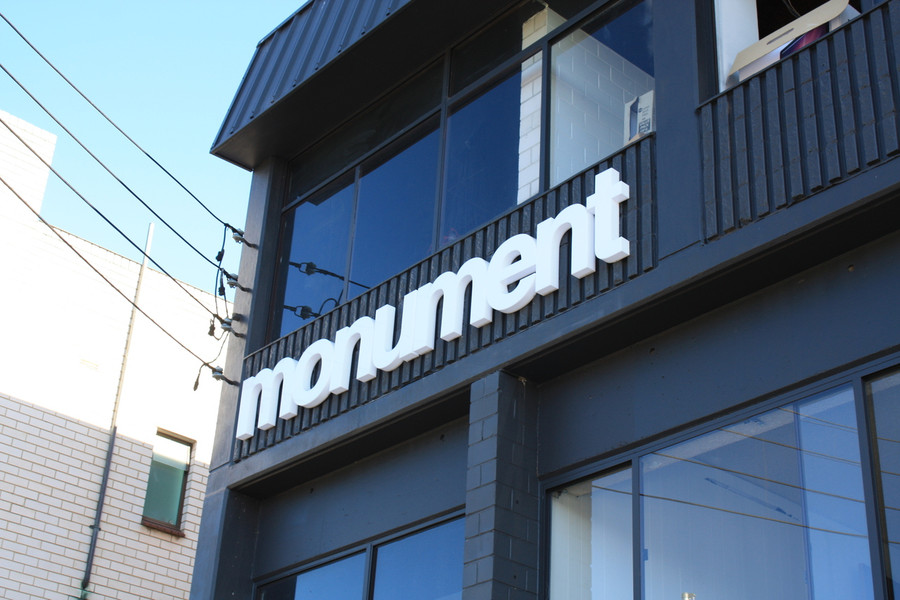 Monument Building Signage