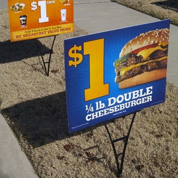 Corflute In-Ground Stand