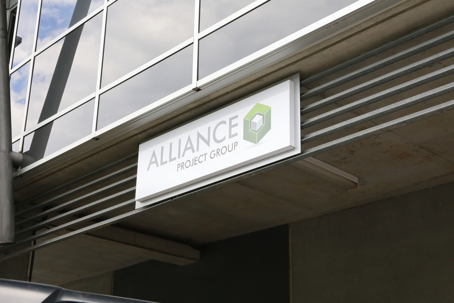 3D Folded Aluminium Sign