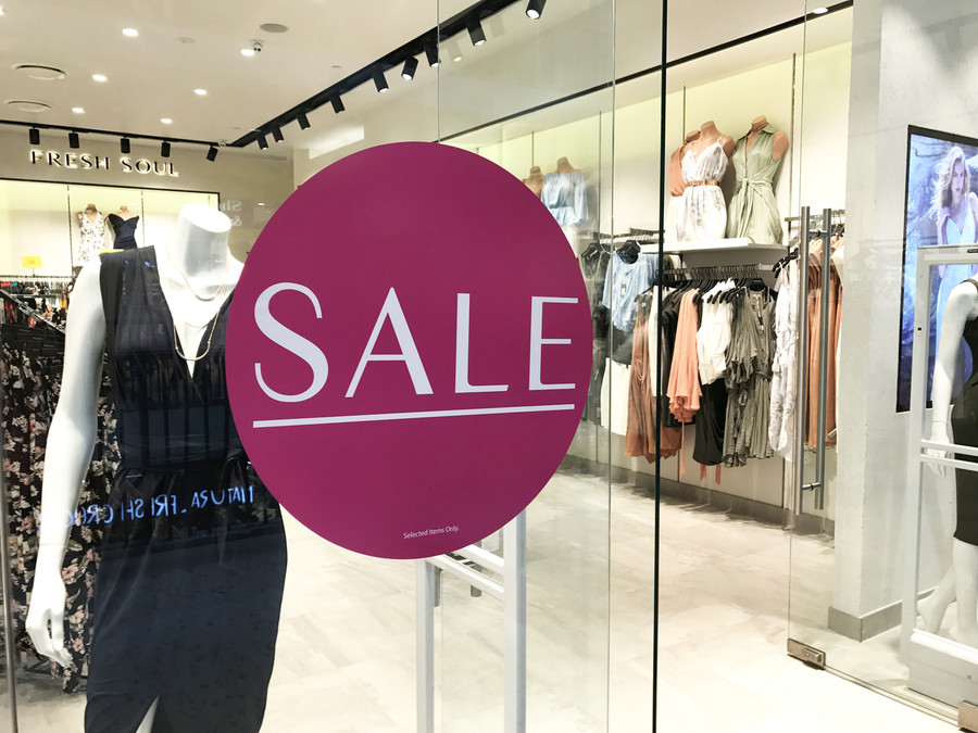 Temporary Shop Signs