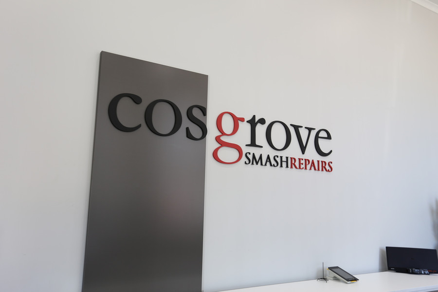 3D Acrylic with Aluminum Composite Panel Reception Sign