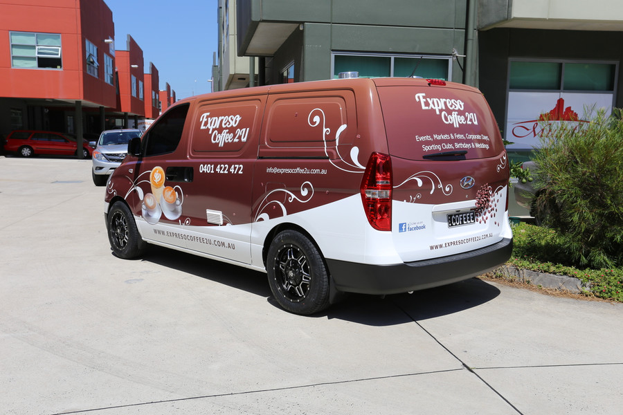 Coffee Van Wrap