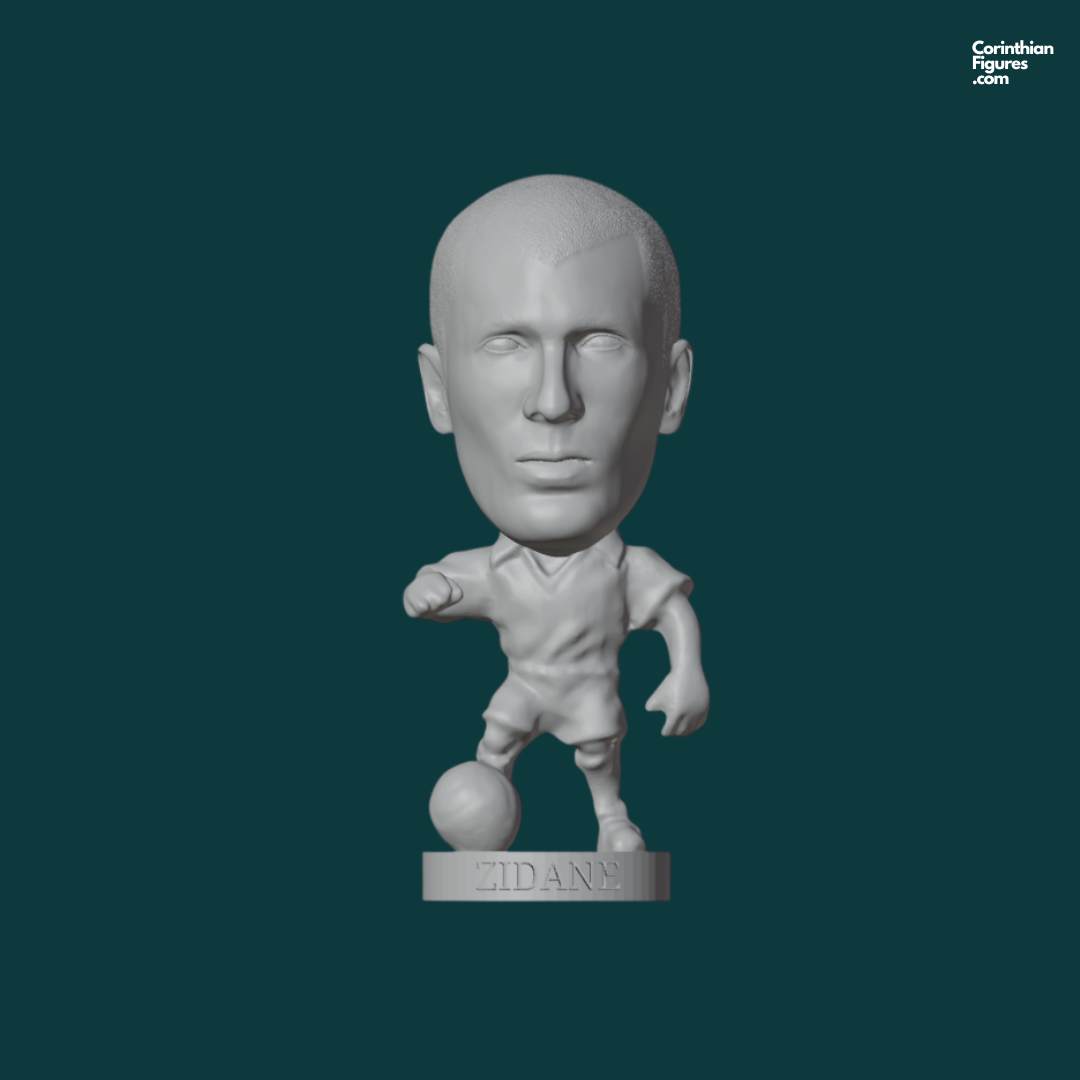 Zinedine Zidane Unpainted CF38 X Loose - Corinthian Figures