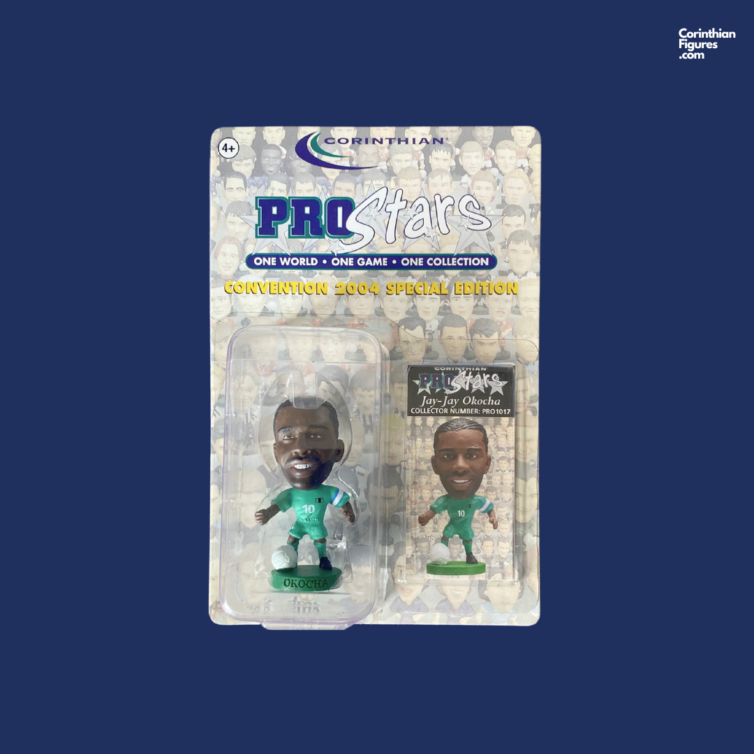 201★サッカー★jay-jay okocha★prostars★フィギュア Jay Jay Okocha Nigeria PRO1017 Blister