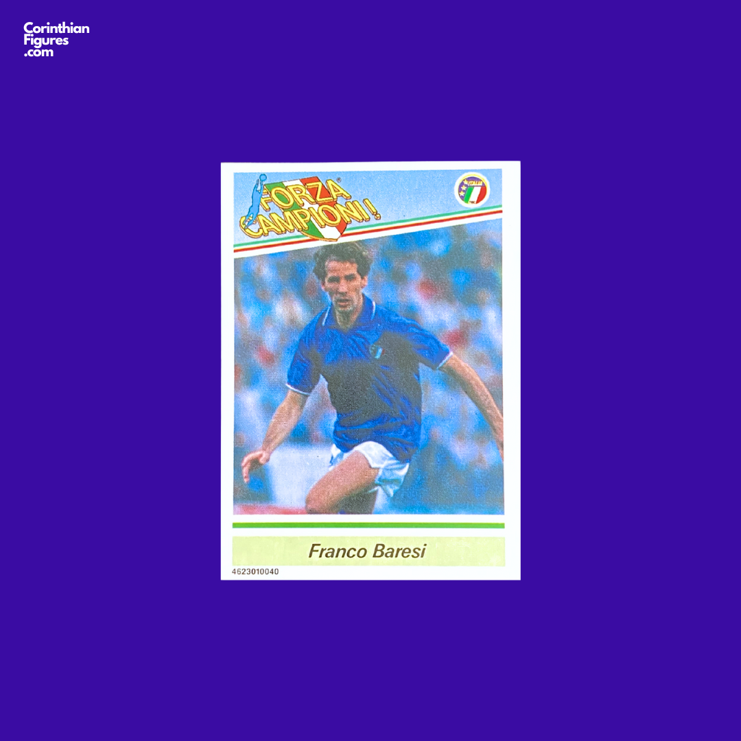 225★サッカー★franco baresi★prostars★フィギュア Franco Baresi Italy TONKA154 Card - Corinthian Figures