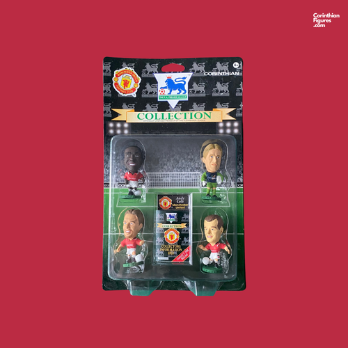 Manchester United 4 Pack C (Cole, Schmeichel, Sharpe, Pallister) MU4C Blister