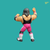 Bret Hart (Pink Heart) Series 4 WWFH40 Loose