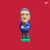 Radomir Antic Atletico Madrid BAN009 Loose