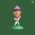 Dave Justice Cleveland Indians MLB005 Loose