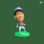 Kenny Lofton Cleveland Indians B016 B Loose