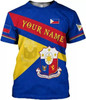 Customized Philippines 3D T-Shirt - Custom Name
