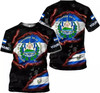 Personalized El Salvador 3D T-Shirt - Custom Name