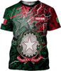 Personalized Italy 3D T-Shirt - Custom Name