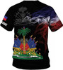 Personalized Haiti Flag T-Shirt - Custom Name